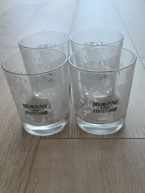 Disaronno Wears Roberto Cavalli Glasses Set of 4